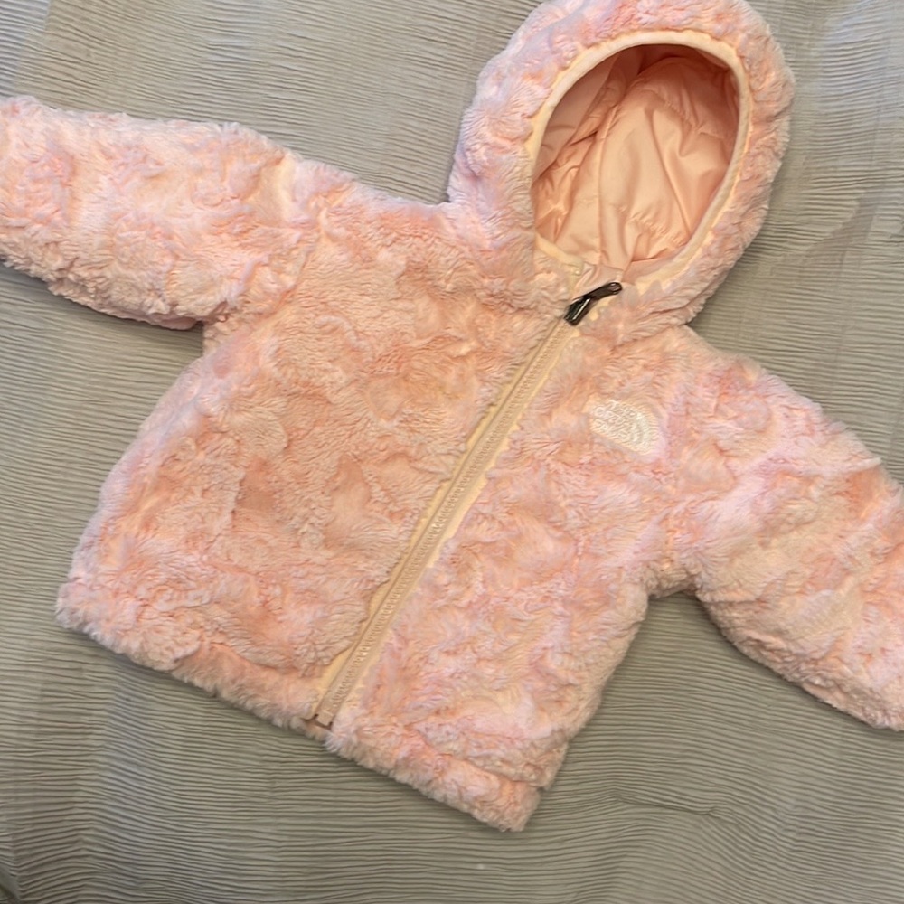 The North Face infant 3-6 months reversible jacket